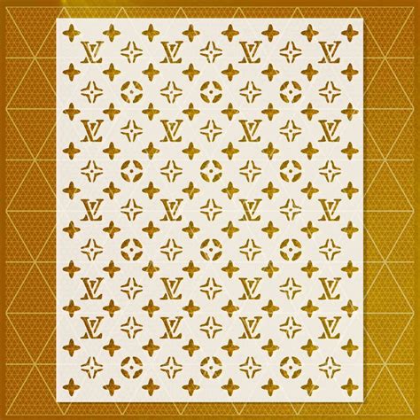 louis vuitton cake stencil australia|louis vuitton stencil edible sheets.